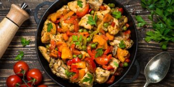 Kürbisrezept: Schnelle Kürbis-Hähnchen-Pfanne